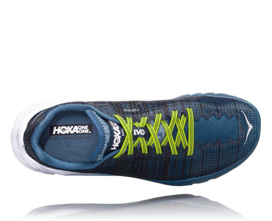 Tenis Hoka One One Masculino Azul Marinho/Branco - Evo Rehi - 401-RGDONX